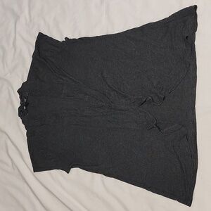 BCX Open Front Short Sleeve Cardigan - L